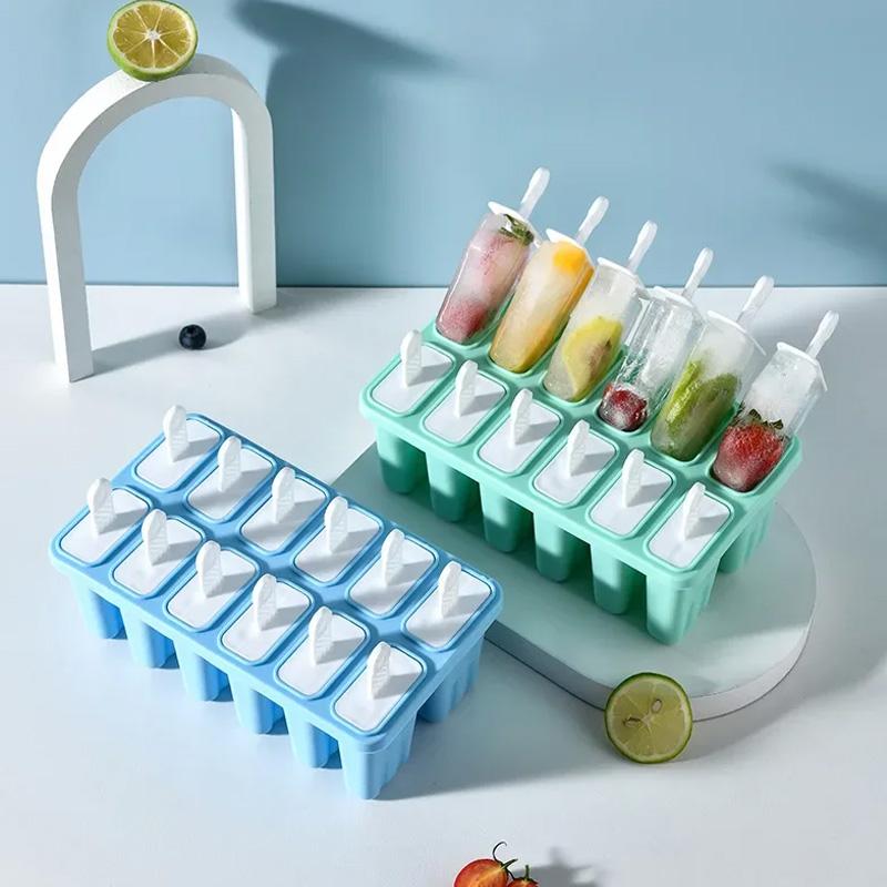 1PC Mini Silicone With Handle Popsicle Mold Food Grade Mould Ice Cream Tools Homemade
