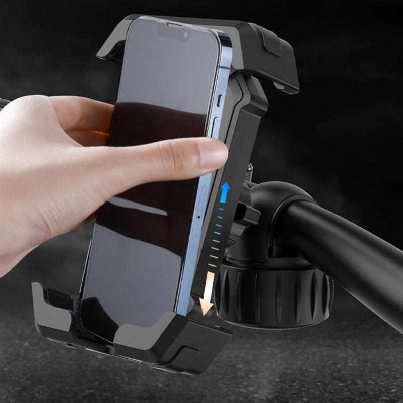 

YYS-608 Cycling Phone Mount Bicycle Phone Holder with Knob Tail Clip Type A