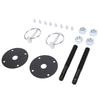 Aluminum Alloy Hood Pin Set Flip Over Universal Car Bonnet Catch Pin Kit for Sedans Trucks