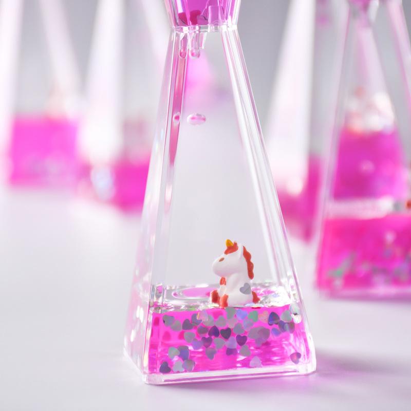 Cute Liquid Oil Hourglass Astronauts Liquid Timer Leak Drip Sand Clock Home Decoration Kum Saati Ampulheta Decoração