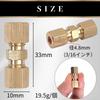 CHASO Brake Pipe Joint Connector Diameter 4.8mm 3/16 Fittings, No Flare Required, Flare Tool,