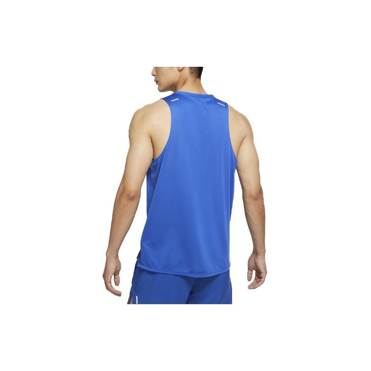 Nike Dri-FIT Rise 365 Reflective Logo Printing Running Sports Vest Royal blue Men's CZ9180-480