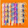 New Women Fashion Square Scarf Sport Noblewomen Print Silk Scarves and Wrap Ladies Retro Spring Summer Office Hair Neck foulard