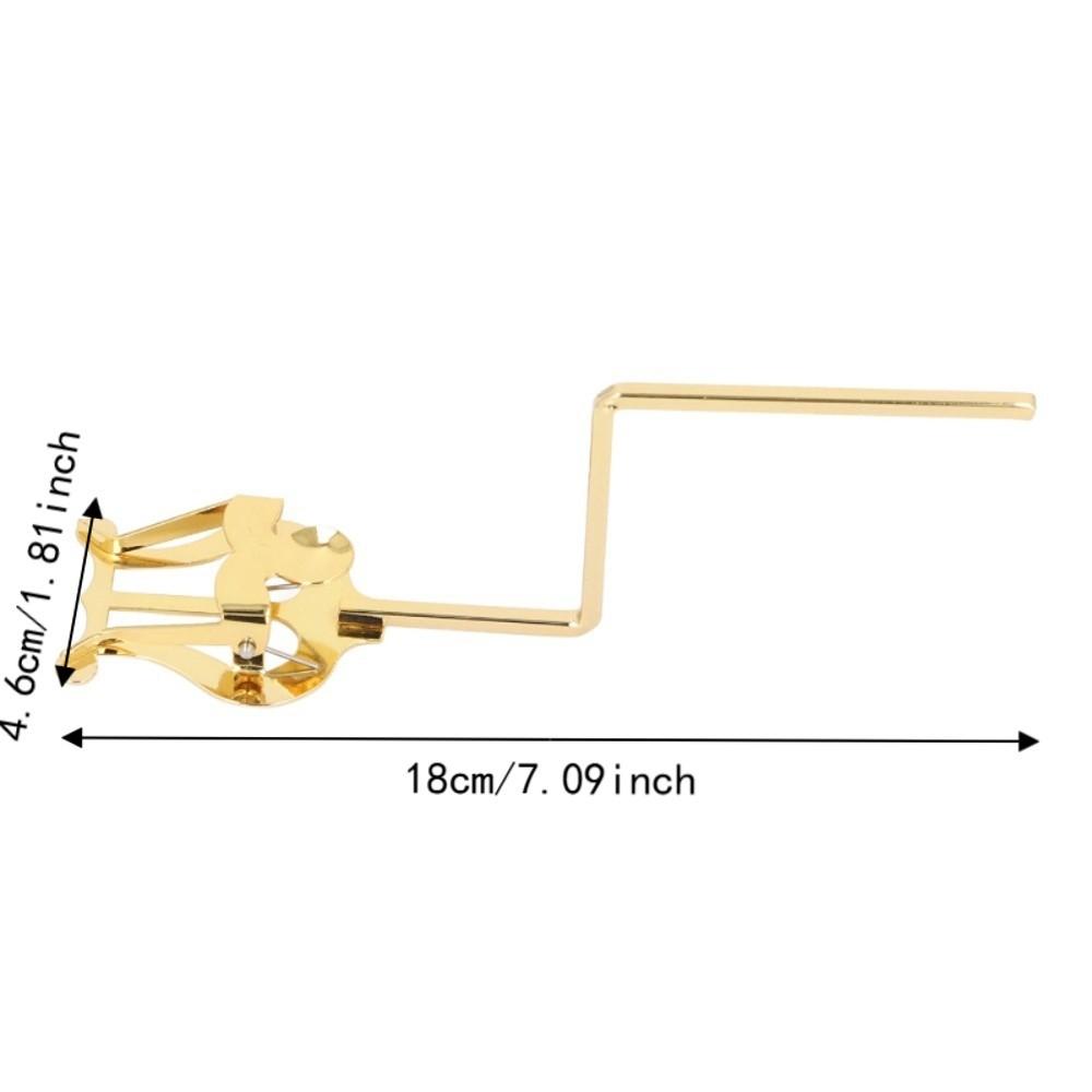 Gold Color Saxophone Lyre Holder Alloy Alto Saxophone Accessory For Outdoor Practice