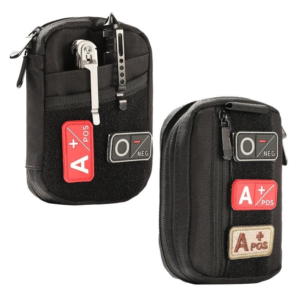 Portable Multi-function EDC Organizer Pouch Small Multi Tools Tool Storage Bag Zipper Utility EDC Pouch Outdoor