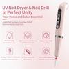 Two-in-one Nail Polish Pen Nail Fast Drying Light Therapy Lamp Handheld Portable Nail Remover & Polisher Nail Tools Set
