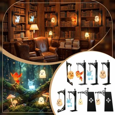 Soft Mild Light Night Lamp Vintage Style Led Night Lamp Atmosphere Lamp Bookshelf Lamp  Reading