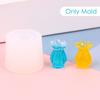 Mini Mold 1:12 Dollhouse Miniature Vase Flower Arrangement Diy Silicone Mold Doll House Home Decor(Only Mold)