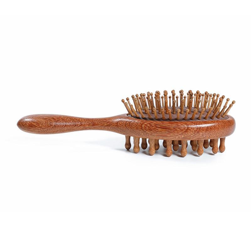 Double-Sided Sandalwood Airbag Massage Comb for Anti-Hair Loss and Scalp Health
