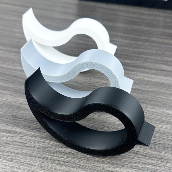 Paraporta Antideformazione, Fermaporta con Bordo Arrotondato Stampato 3D in Pezzo Unico, Cuneo Multiuso per Porta e Finestra per Uso Portatile in Casa e Ufficio