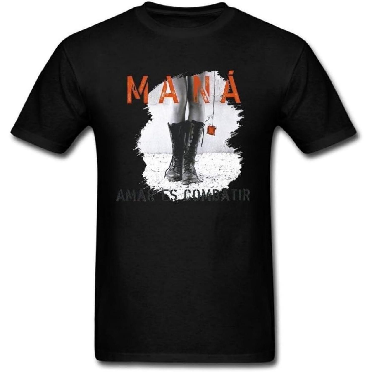 CNTJC Men s Mana Band Amar Es Combatir T Shirt S S