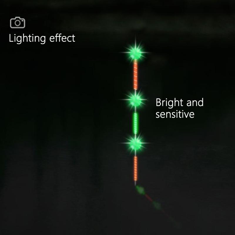 Smart Fishing Float Bite Alarm Fisk Agn Led Lys Fargeskifte Bøye Med