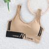 Beautiful back no steel ring sports shock-proof underwear women's suspenders small vest tube top small chest gathering anti-sagging bra thin