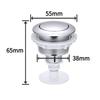 For Brazilian Toilet Tank Flush Button, Single Flush Button With Bracket Toilet Tank Cover For Long-lasting Construction Bathroo