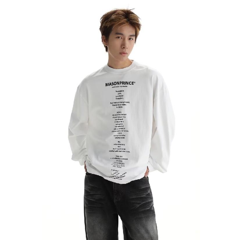 Мужская толстовка с капюшоном весной и осенью свободная и модная универсальная куртка с буквенным принтом мужская толстовка с длинными рукавами повседневный топ 3XL белый 2240₽