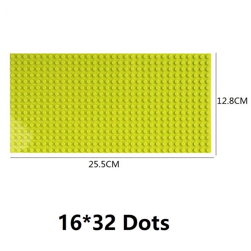 Non-Toxic Single Double Sided 32X32 16X16 16X32 Dots Classic Base Plates Blocks Diy Small Size Bricks Baseplates Construction Building Toy