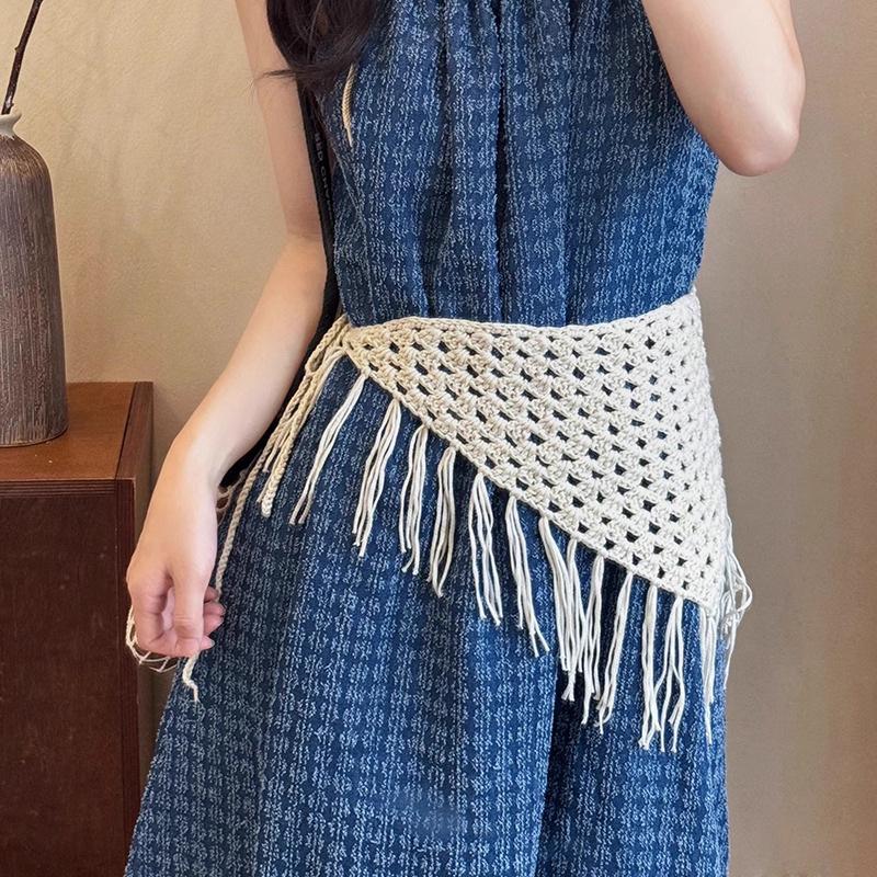 Damen Ballettrock mit Spitzensaum, Peplum-Bund und dreieckigem Schal-Accessoire (Stil 2025)