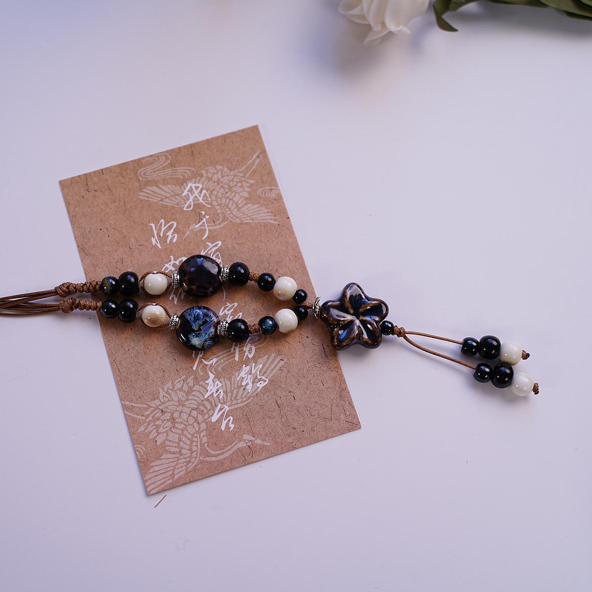 Керамическое ожерелье Origin, легкая роскошь, нишевое, для свитера, со звездой