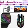 Mobiles Gaming-Tastatur- und Maus-Set für Android - Chicken King Throne Edition