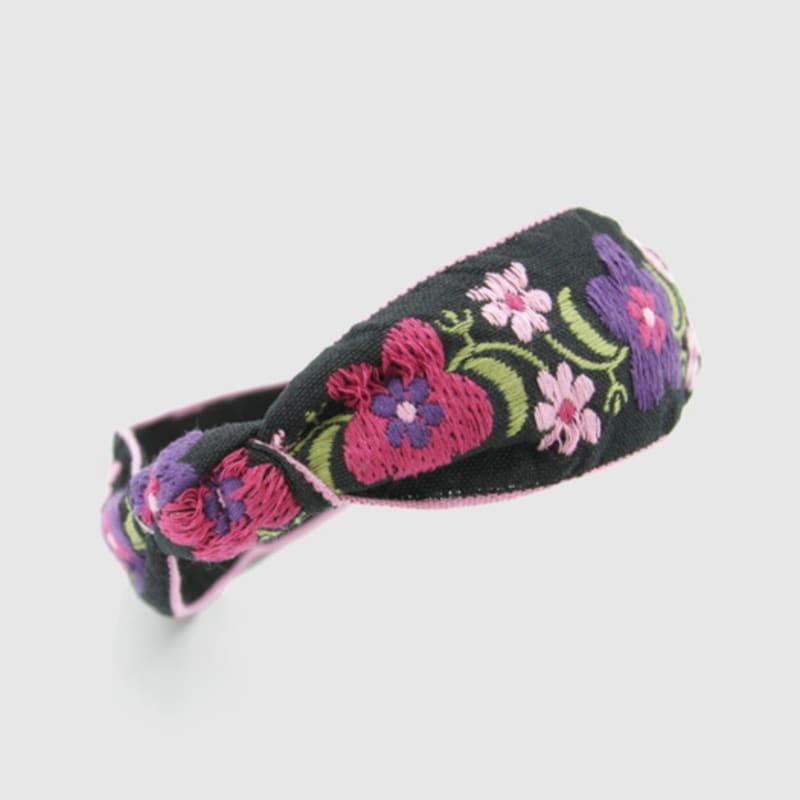 LALA Violet Flower Bohemian Imported Hairband