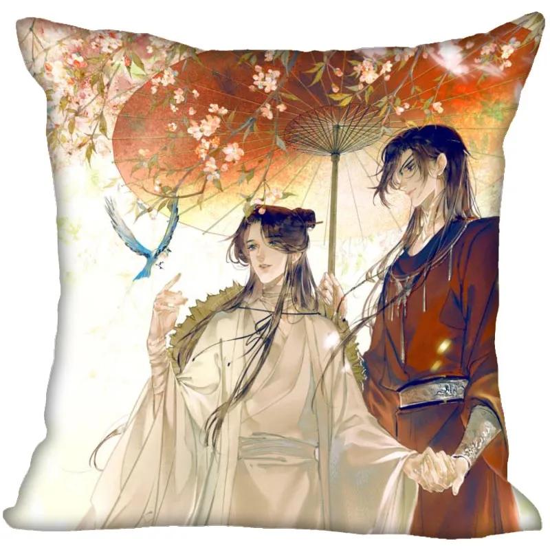 New Arrival Tian Guan Ci Fu Pillow Cover Bedroom Home Wedding Decorative Pillowcase Square Zipper Pillow Cases Soft No Fade 0913