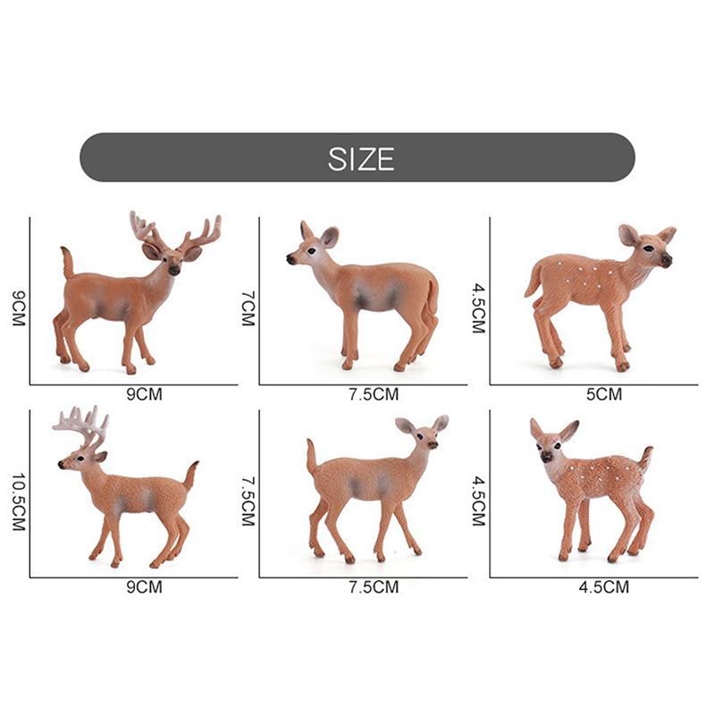 Rentier Weihnachts-Hirsch Xmas Elch PVC Simulation Weihnachtsdekorationen Für Zuhause Frohe Weihnachten Neujahrs-Schmuck