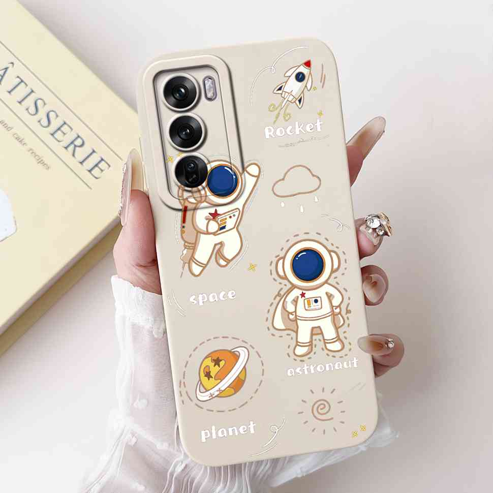 Silicone Case For Oppo Reno12 5G Colorful Small Cat Soft Cover For Oppo Reno 12 F 12F Reno12 FS 5G Protectors Cases Coque