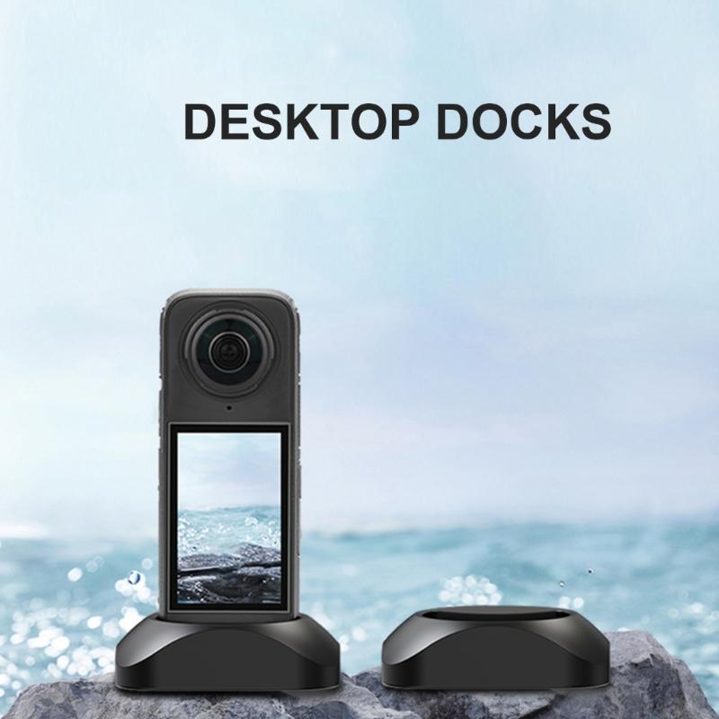 Silicones Stand Base Flexible Camera Base Holder Secures Mount for X4 Action Camera With Silicone Charging Base