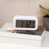 LCD Display Digital Alarm Clock Indoor Temperature Display 1 Alarm Setting 12/24Hour Format Snoozes Function Nightlight
