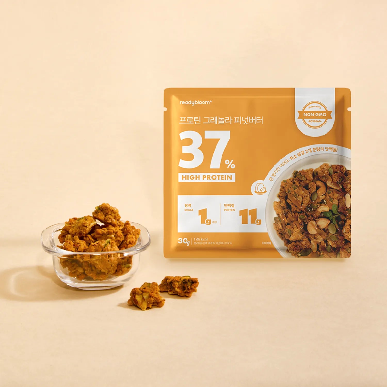 readybloom Protein Granola #Peanut Butter 30g 30g