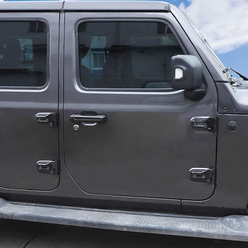 ABS Car Leaf Panel Air Vent  Decoration Tailgate Glass Hinge Tailgate Handle Shell Cover For Jeep Wrangler JL 2018 Up 4-Door  Exterior Accessories