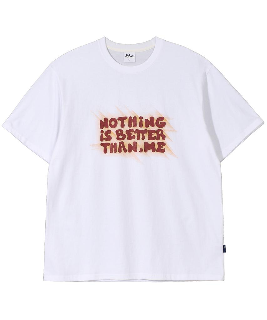 Nasttingijeubeleoldaenmi Light Lettering Tee_White
