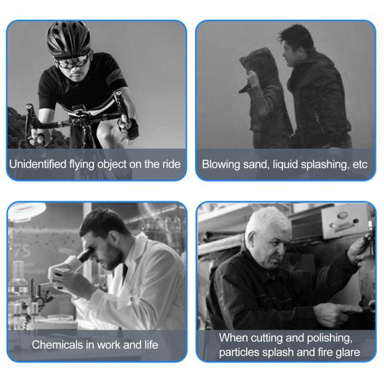 Venkovní cyklistické brýle s PC čočkou UV ochrana Větruodolná Lehká Muži Ženy Běh na horském kole Sportovní brýle Brýle