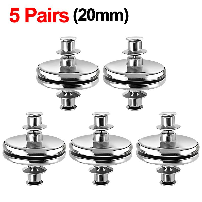 1/10Pairs Magnetic Curtain Button Detachable Window Screen Close Magnet Buckles Prevent Light Ome Office Curtain Closure Clips