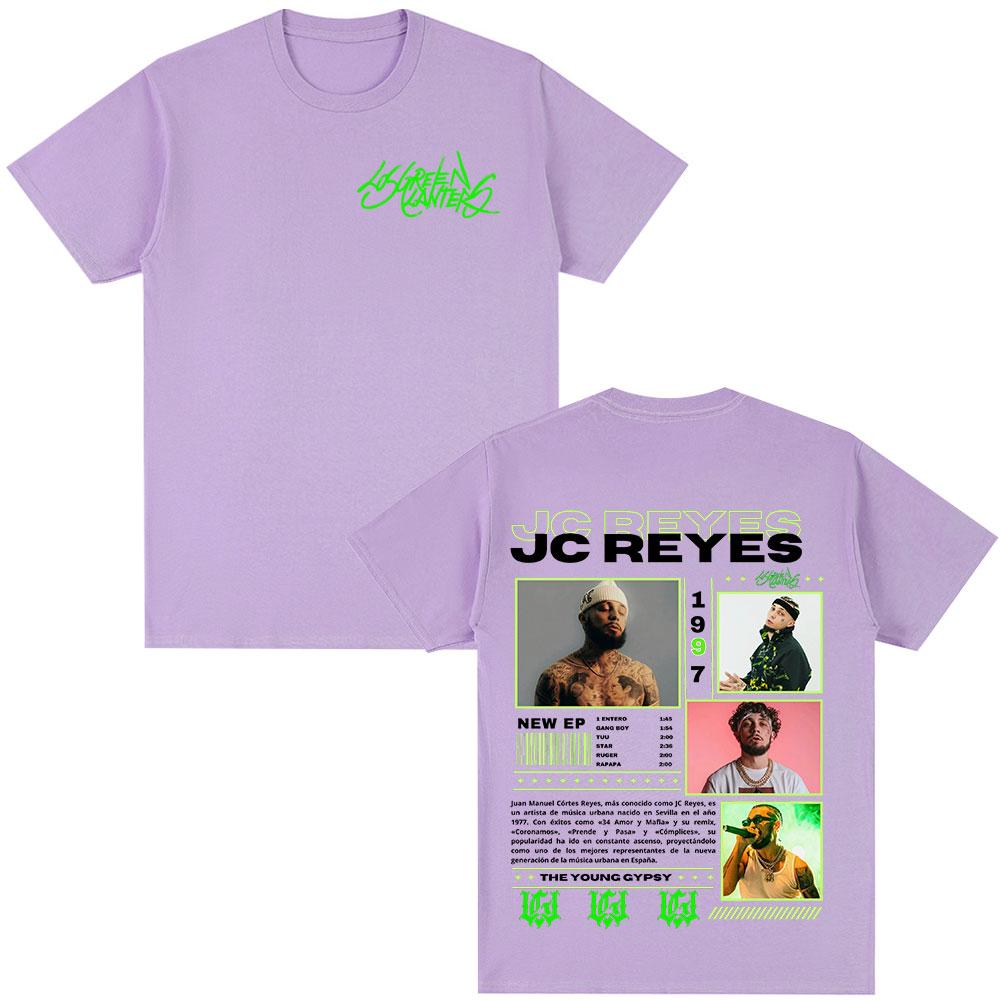 Rapper Jc Reyes Album Tour 2025 Graphic T Shirts Unisexs Women Hip Hop Fashion Tshirts Cotton Casual Oversized Tshirt Streetwear