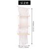 M-Modern-Boho Macrame Wall Hanging Shelf 3 Tier Handmade Woven Tassel Wood Organizer Shelves Wall Floating Hanger For Home Decor