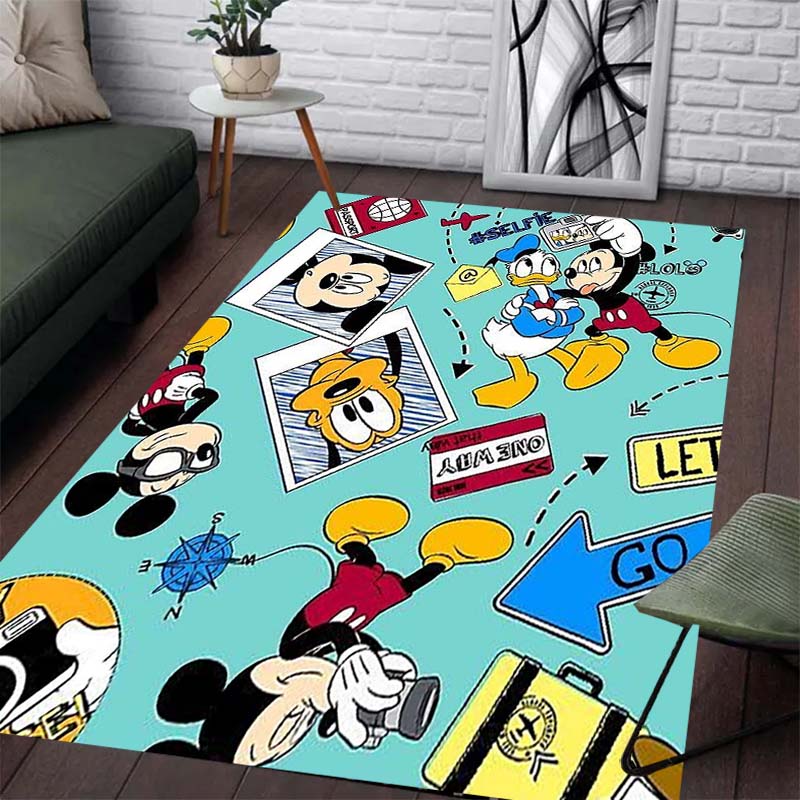 

Dark Style Mickey Pattern Carpet - Slip-resistant Kitchen Mat, Outdoor Carpet, Home and Bedroom Decoration, Birthday Gift. 60x90cm