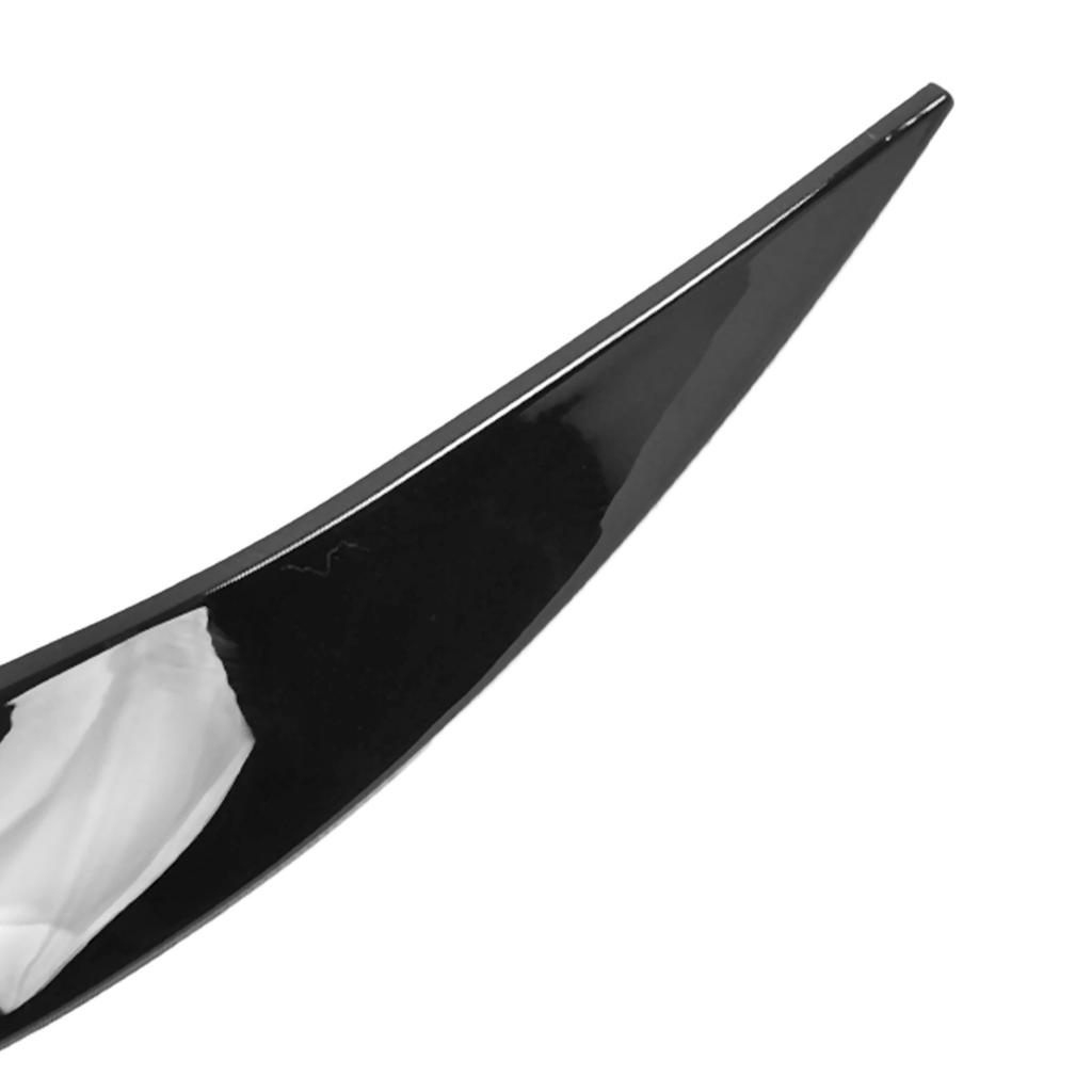 2 szt. Pokrywa Brwi Reflektora Przedniego Zewnętrzna Listwa Dekoracyjna Samochodu Zamiennik dla Serii 3 E90 E91 Sedan 2005‑2012