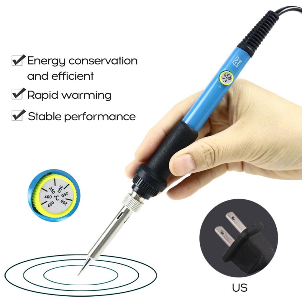 35PCS Portable Carving Pyrography Tool Multi Function Internal Heating Temperature Adjustable Electric Soldering Iron
