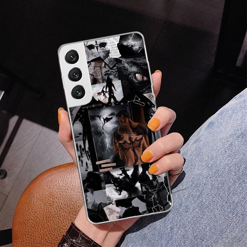 F-Fourth W-Wing Dragon Phnoe Case for Samsung Galaxy S26 S25 Edge S23 S24 Ultra S22 Plus S21 S20 FE Unique Cover Soft Coque Gala