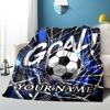 1PC Custom Name "Goal! Soccer Victory" Blanket Versatile,all-season Throw Suitable for the Living Room,bedroom,camping,travel,and Gift