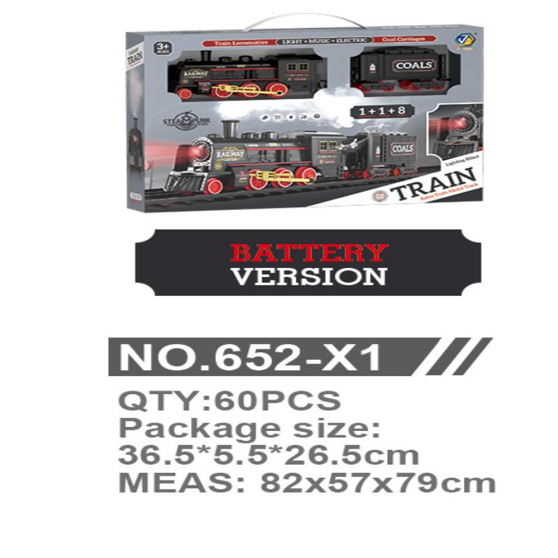 Retro Electric Train Set: Nostalgic High-Speed Rail Station Model for Kids