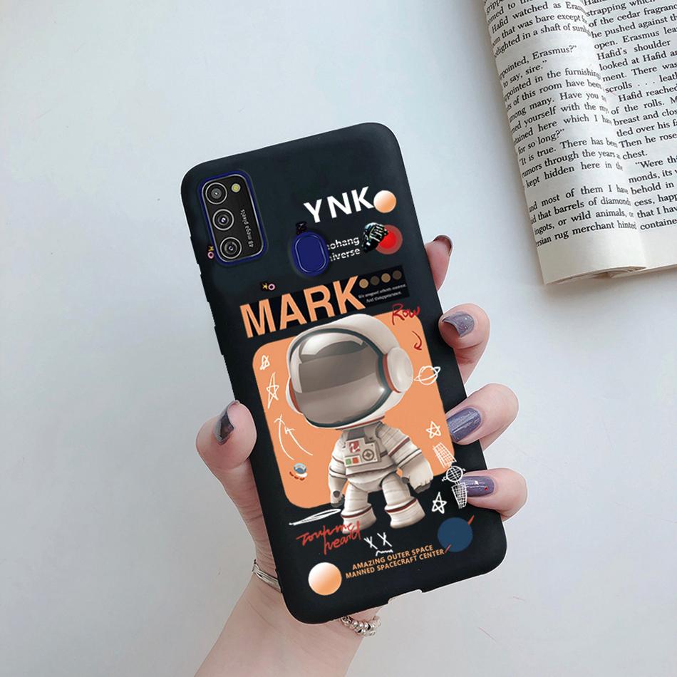 Cute Cartoon Case For Samsung Galaxy M51 M31 M21 M31S M21S M30S Case Candy Colorful Anime Painting TPU Silicone Cover Case Funda