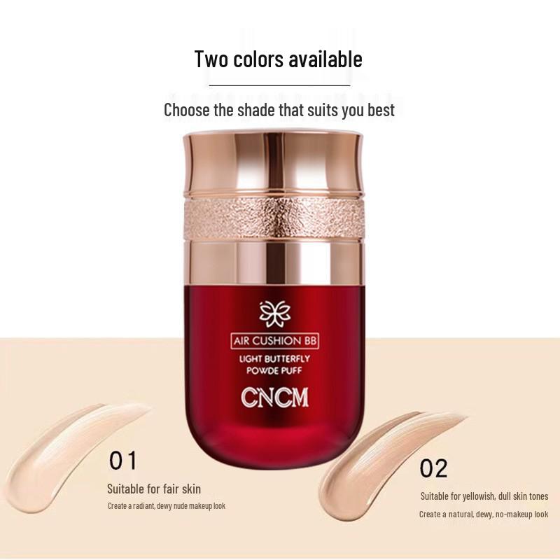 

CNCM BB-крем со светочувствительным эффектом: Осветляющий, Легкий Кушон-Тональный Крем и Консилер для Естественного Макияжа естественный