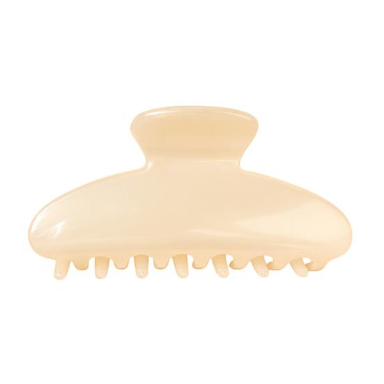 Hair Claw for Women, Semi-Transparent Pearlescent Tones Hair Clip, Large Size Back Head Hair Claw for Thick Long Hair