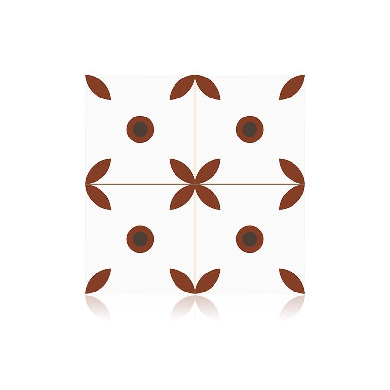 

5 шт., геометрические наклейки на напольную плитку, кухонный шкаф, ванная комната, домашний декор, самоклеящиеся твердые пленки, художественные наклейки на стены 20X20X5PCS