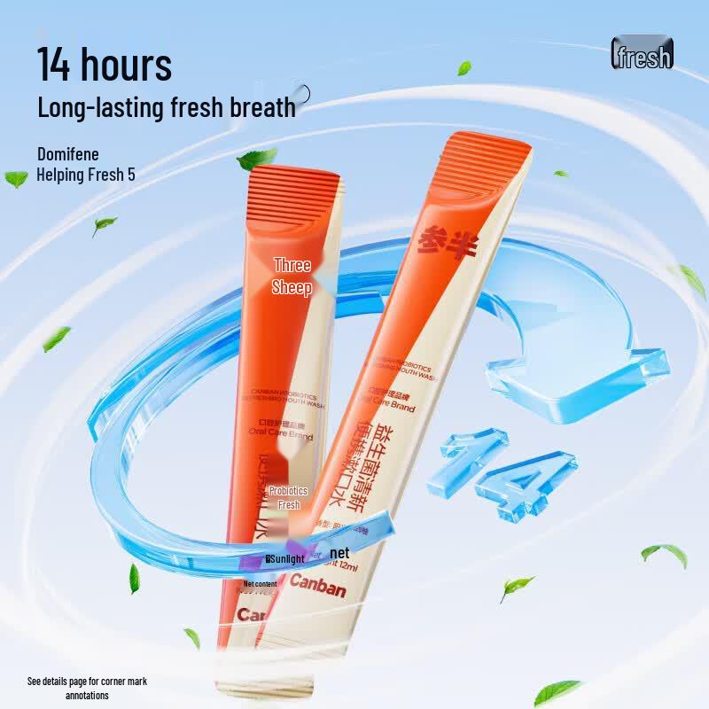 Semi-Probiotic Portable Mouthwash Strips