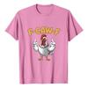 F-CAW-F Women's Casual Letter Print Short-sleeved Top T-shirt