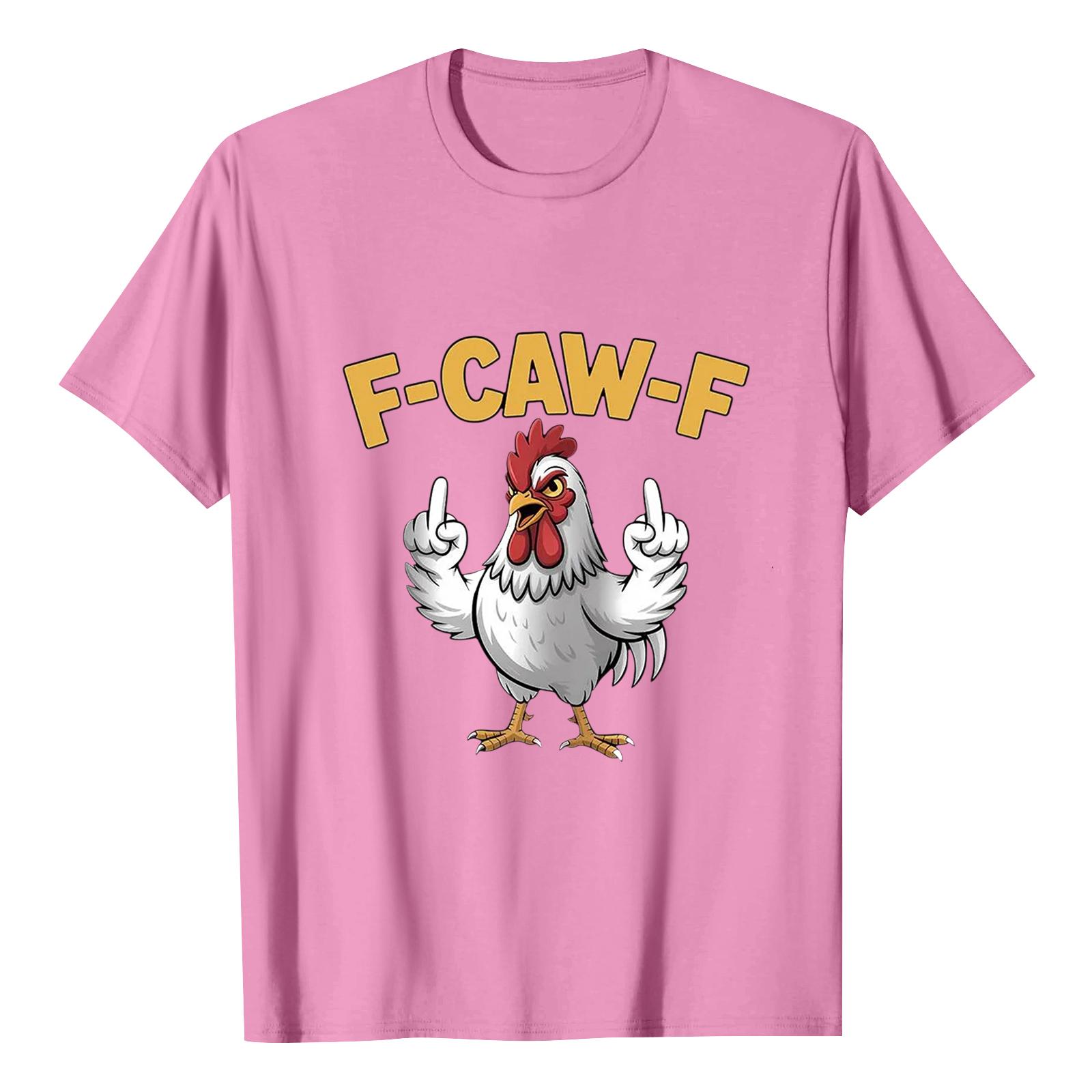 

F-CAW-F Women s Casual Letter Print Short-sleeved Top T-shirt S