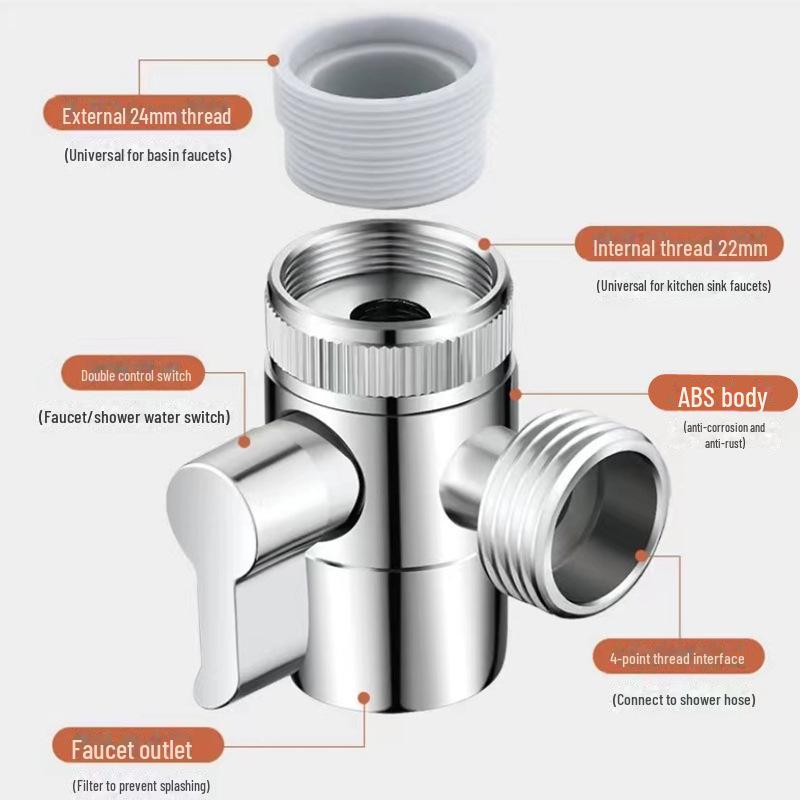 

Комплект для душа и смесителя с усилителем шампуня и душевой лейкой для ванной комнаты water distributor